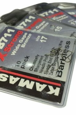 Kamasan B711 X Strong Wide Gape Bronze Spade Hooks -