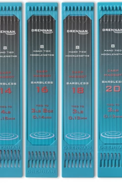 Drennan Hooklength Plate Barbless Carp Maggot - Hooks to nylon