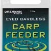 Drennan Carp Feeder Barbless Eyed Hooks -