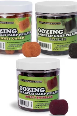 Sonubaits Oozing Barbel & Carp Pellets - Pop ups, boilies & wafters