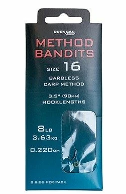 Drennan Method Bandits Carp Method Rigs - Hair rigs & hook hairs 1 Drennan Method Bandits Carp Method Rigs - Hair rigs & hook hairs