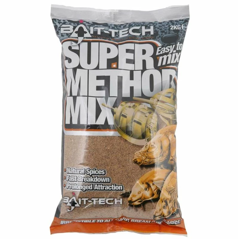 Bait Tech Bait-Tech Super Method Mix Natural Groundbait 2kg - 1 Bait Tech Bait-Tech Super Method Mix Natural Groundbait 2kg -