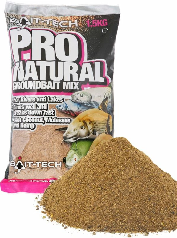 Bait Tech Bait-Tech Pro Natural Groundbait 1.5kg - 2 Bait Tech Bait-Tech Pro Natural Groundbait 1.5kg - - Image 2