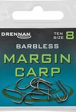 Drennan Margin Carp Barbless Spade Hooks -