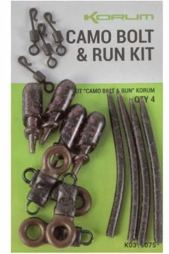 Korum Camo Bolt & Run Kit - Lead clips & attachments