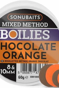 Sonubaits Chocolate Orange Mixed Method Boilies - Pop ups, boilies & wafters