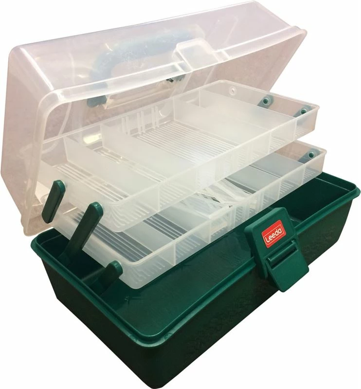 Leeda 2 Tray Cantilever Box - Tackle boxes 1 Leeda 2 Tray Cantilever Box - Tackle boxes