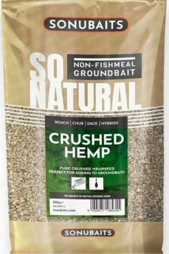 Sonubaits So Natural Crushed Hemp 500g - Groundbait additives