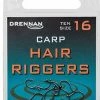 Drennan Hair Riggers Carp Barbless Eyed Hooks -