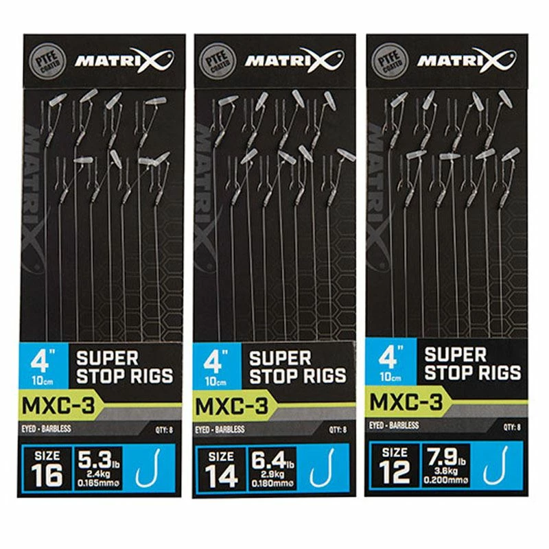 Matrix MXC-3 Barbless Super Stop Rigs - Hair rigs & hook hairs 2 Matrix MXC-3 Barbless Super Stop Rigs - Hair rigs & hook hairs - Image 2