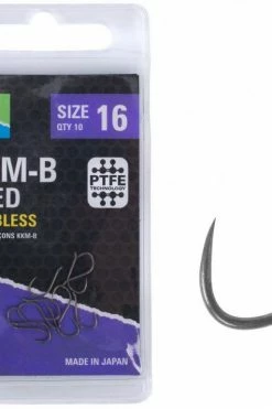 Preston Innovations KKM-B Barbless Hooks - Eyed hooks