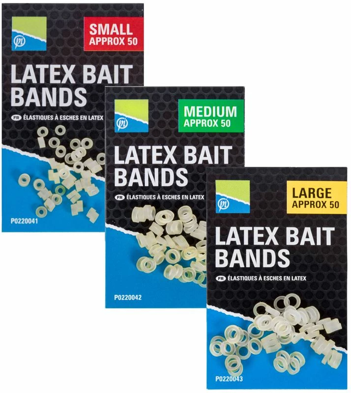 Preston Innovations Latex Bait Bands - 1 Preston Innovations Latex Bait Bands -