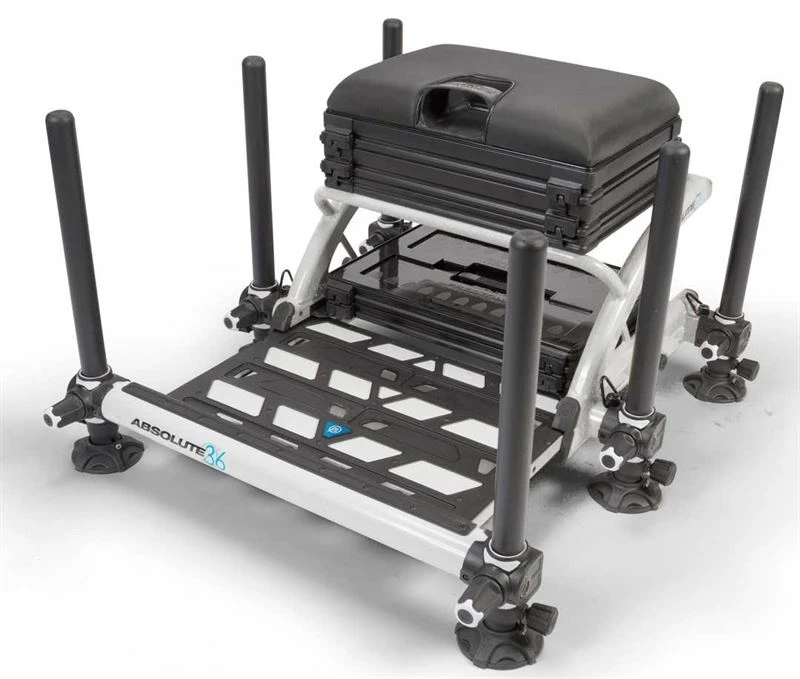 Preston Innovations Absolute 36 White Seatbox - Seat boxes 1 Preston Innovations Absolute 36 White Seatbox - Seat boxes