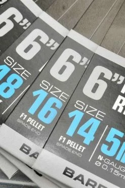 Guru F1 Pellet Ready Rigs - Hooks to nylon