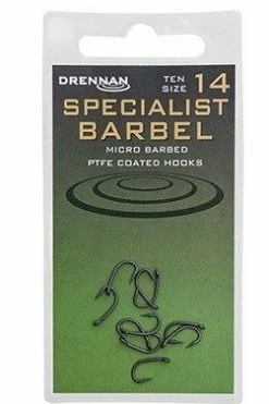 Drennan Specimen Micro Barbed Eyed Hooks -
