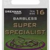 Drennan Super Specialist Barbless Eyed Hooks -