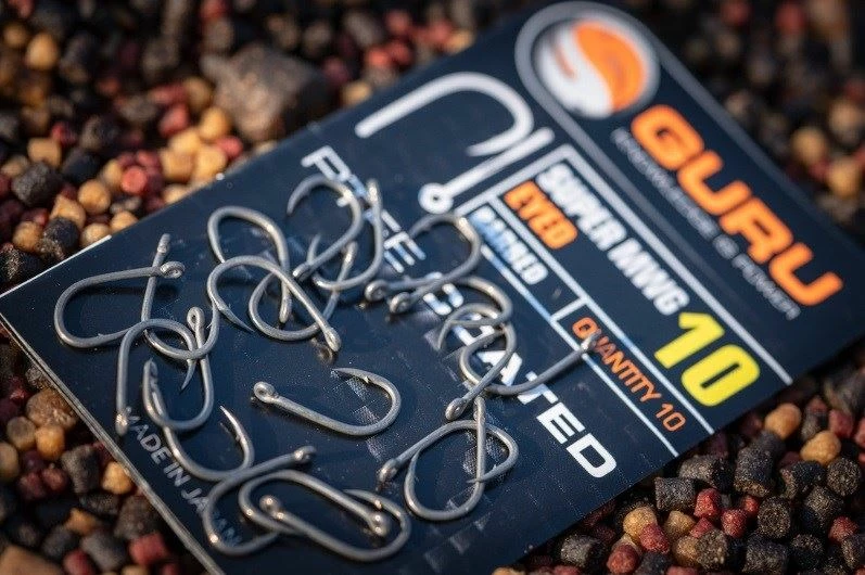 Guru Super MWG Barbed Hooks - Eyed hooks 1 Guru Super MWG Barbed Hooks - Eyed hooks