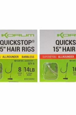 Korum Big Fish Quickstop Hair Rigs - Hair rigs & hook hairs 8 Korum Big Fish Quickstop Hair Rigs - Hair rigs & hook hairs -Coarse Fishing Store z5qzy0yx636941134537482809